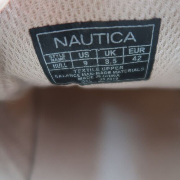 Nautica Shoes Mens 9 Sneakers Lifestyle Casual Classic Hull Trainer Low Oxford - Picture 11 of 12